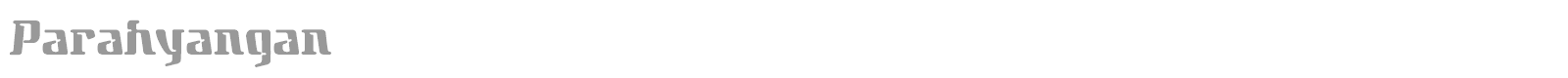 Parahyangan font preview